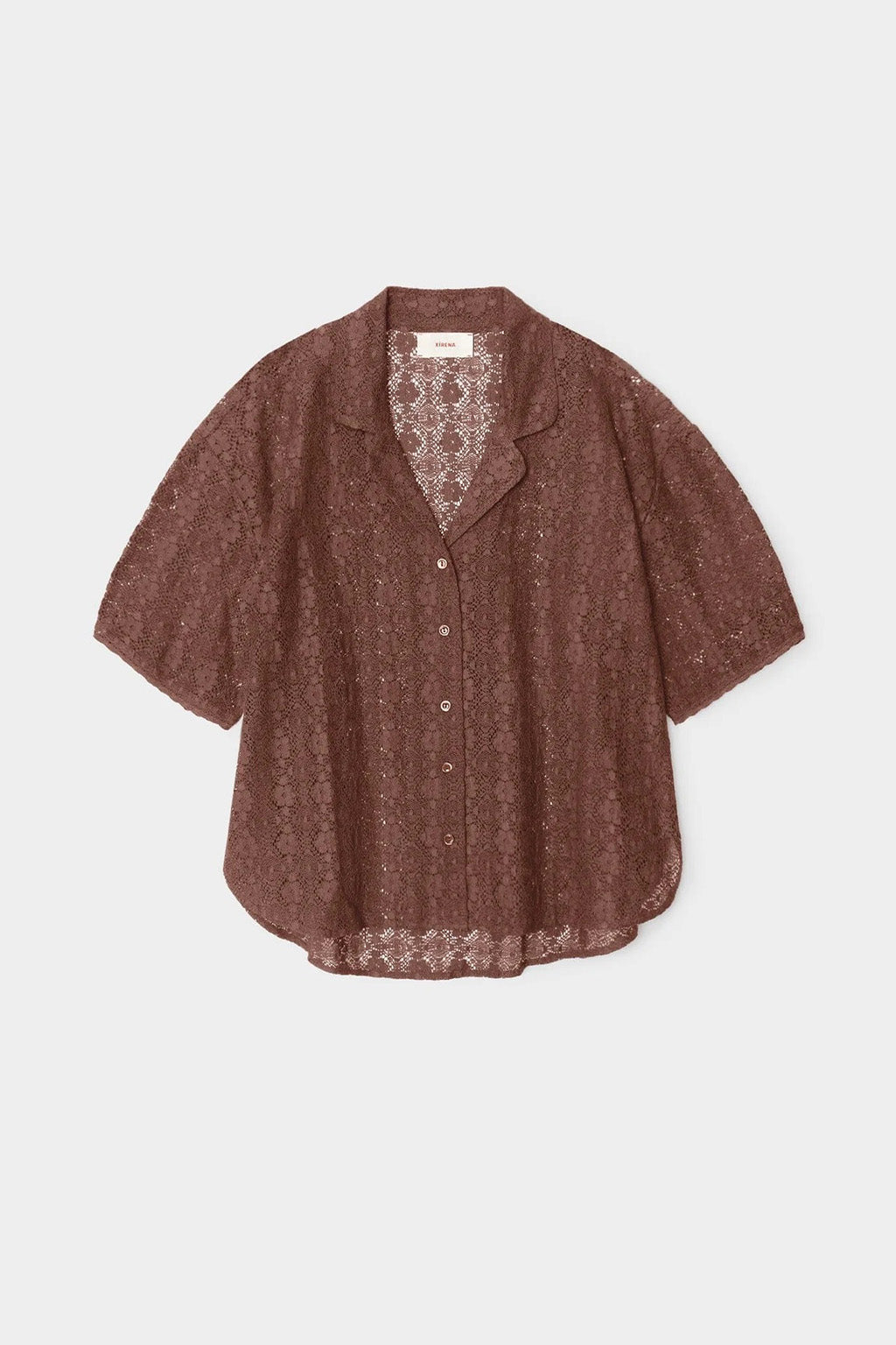 INEZ COTTON LACE SHIRT