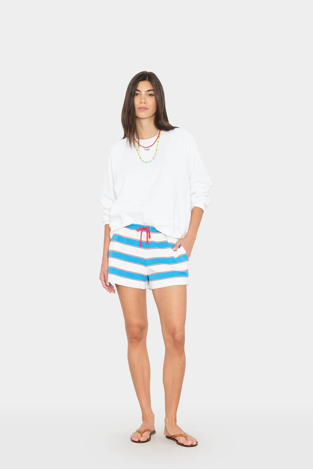 CASSIE STRIPE JERSEY SHORT