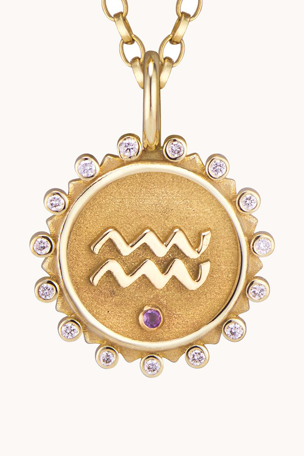 PENDENTIF ZODIAQUE - VERSEAU