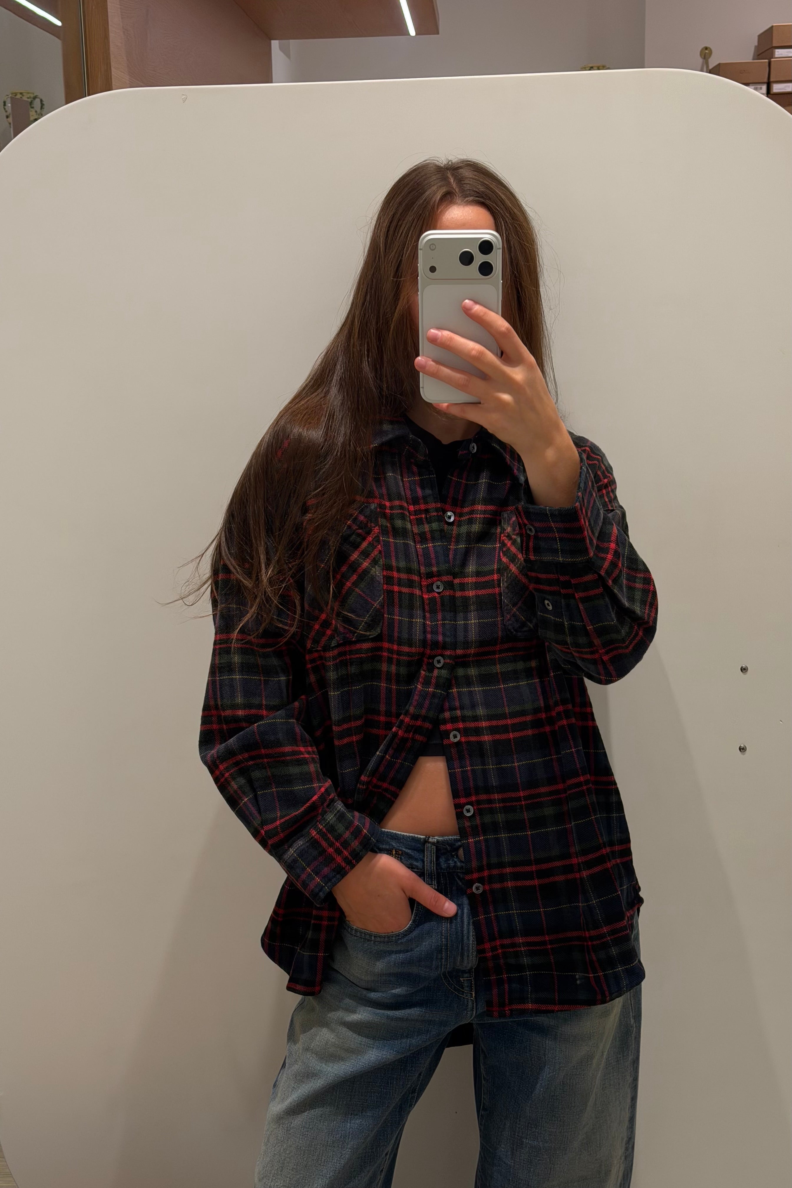 DROP NECK WORKSHIRT