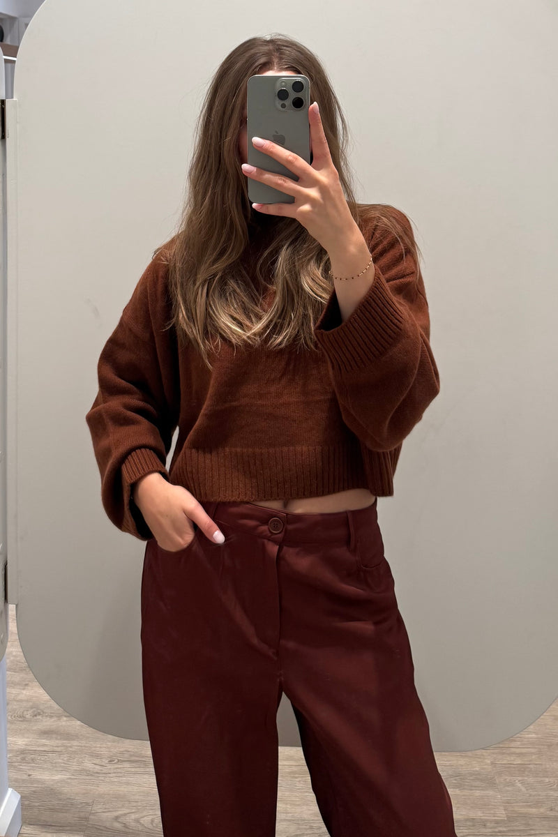 WELLS CROPPED LS PULLOVER