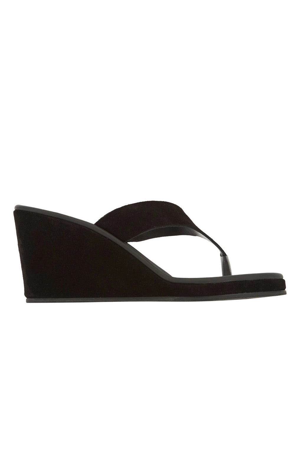 CHARYS SUEDE WEDGE THONG SANDAL