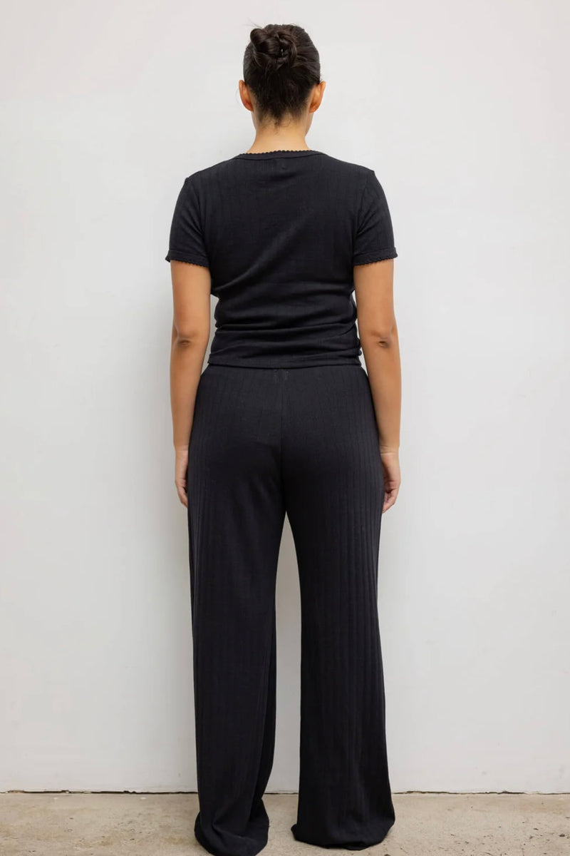 POINTELLE SLIM FIT TEE