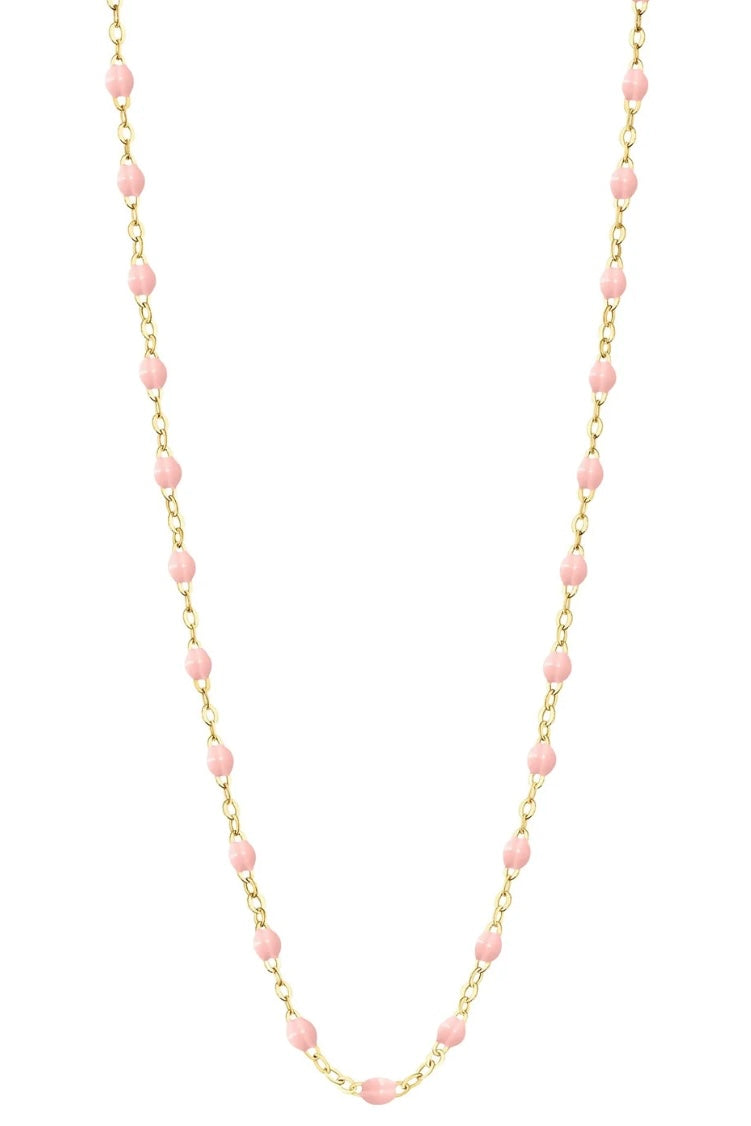 CLASSIC 16" GIGI NECKLACE IN BABY PINK