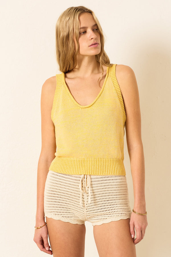 ANSEL SUNGLOW KNIT TOP
