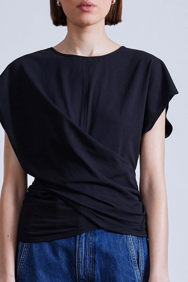 TWIST DRAPE TEE