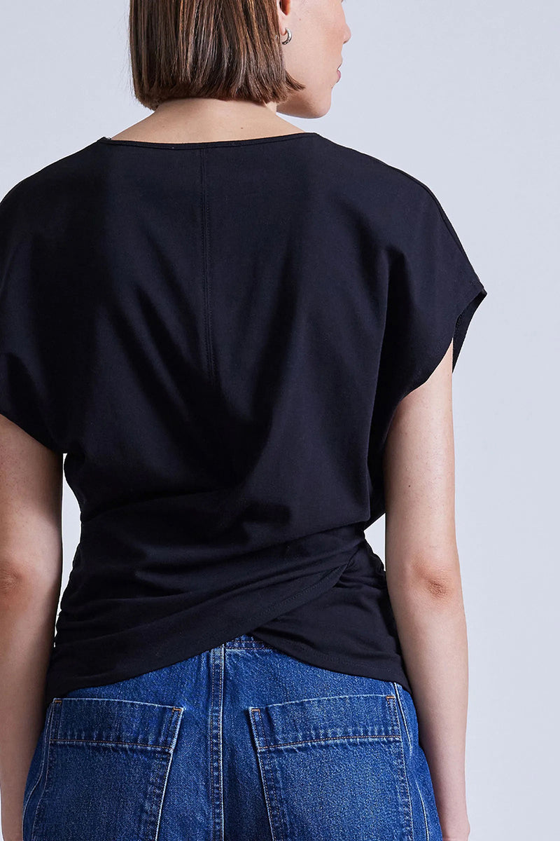 TWIST DRAPE TEE