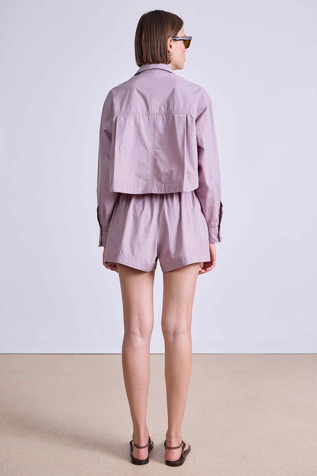 CROPPED UTILITY SHIRT