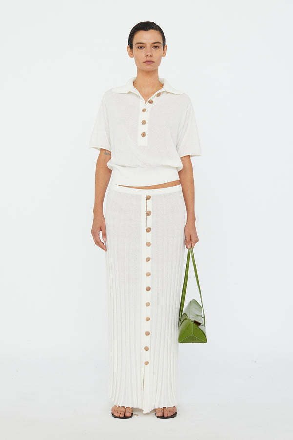 SUNDIAL SHELL SUNRAY KNIT SKIRT *pre-order*
