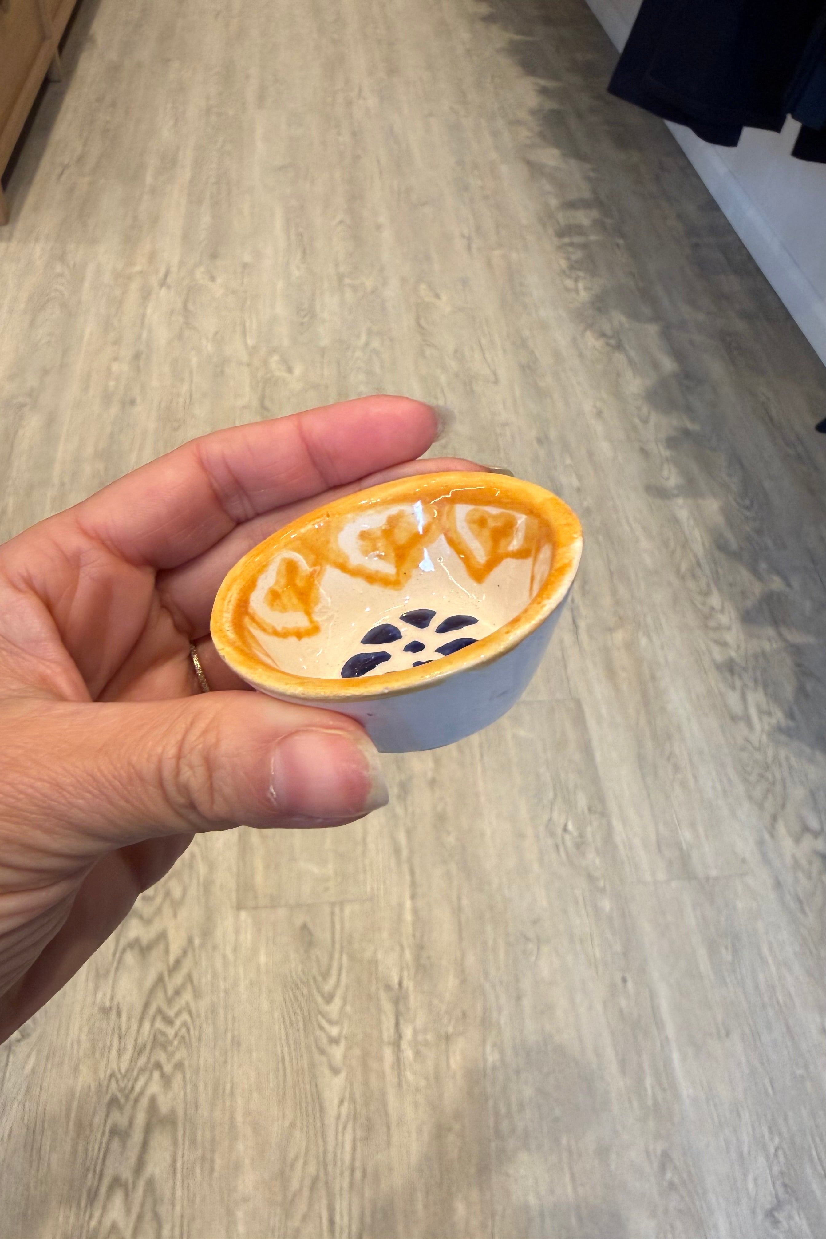 MINI CLAY BOWL IN YELLOW