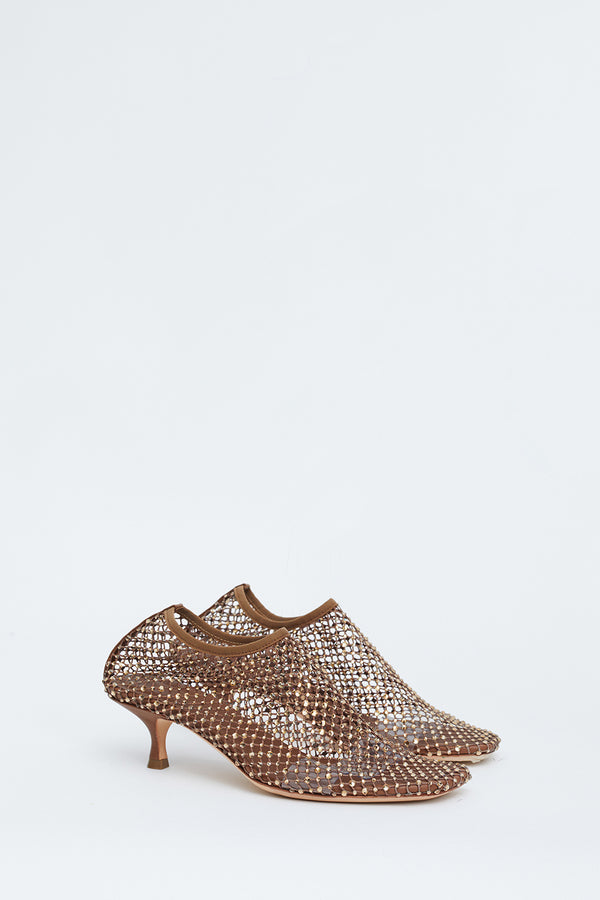 MINETTE MICRO HEEL IN SEPIA *pre-order*