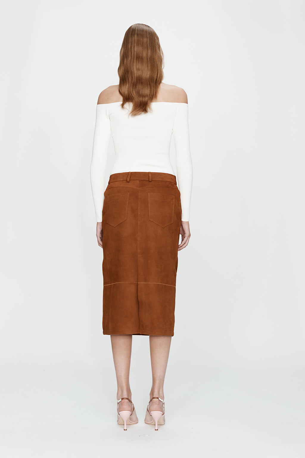 ODESSA ARCED KNITTED LONG SLEEVE TOP