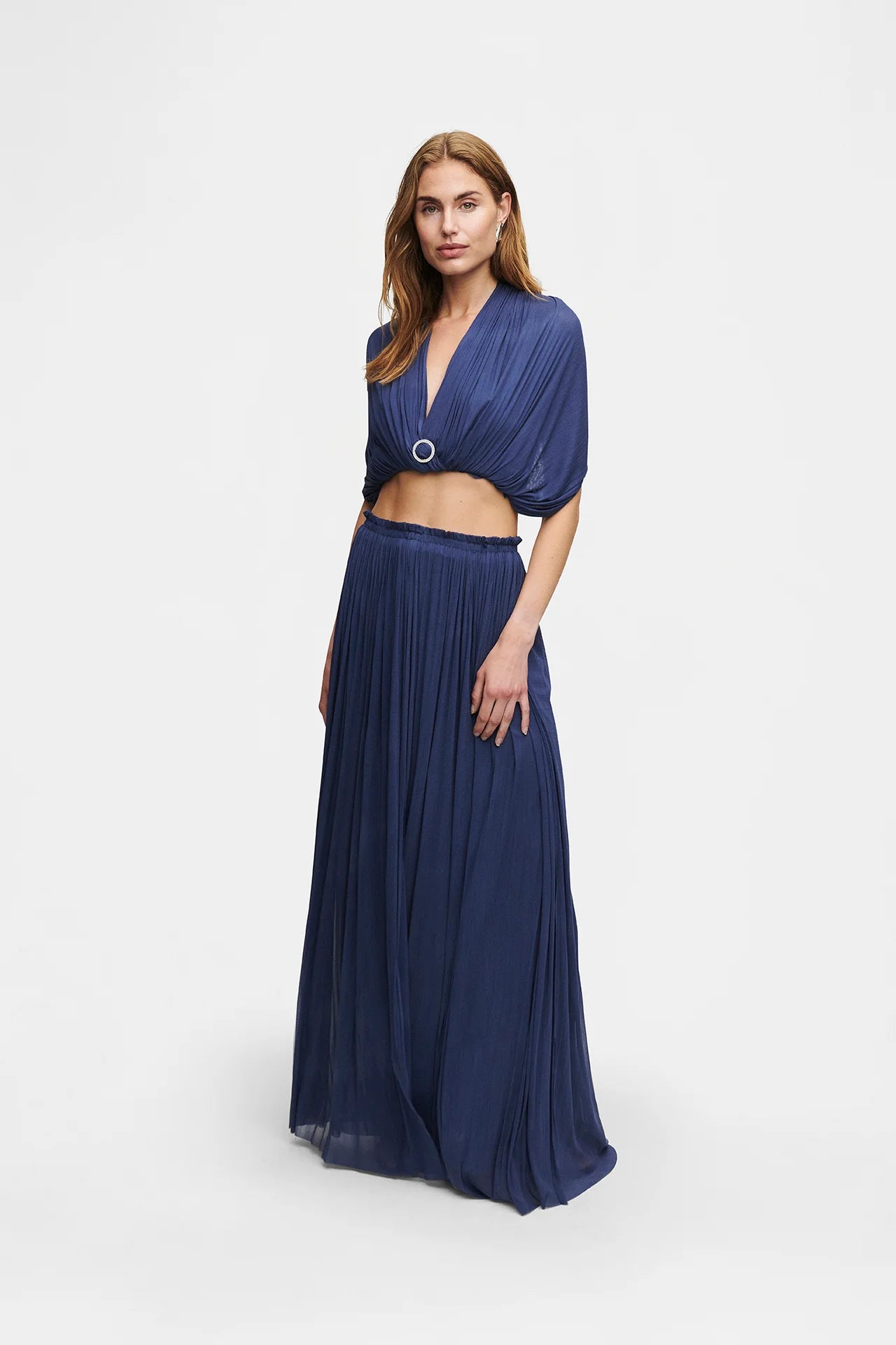 SILK TULLE TOP