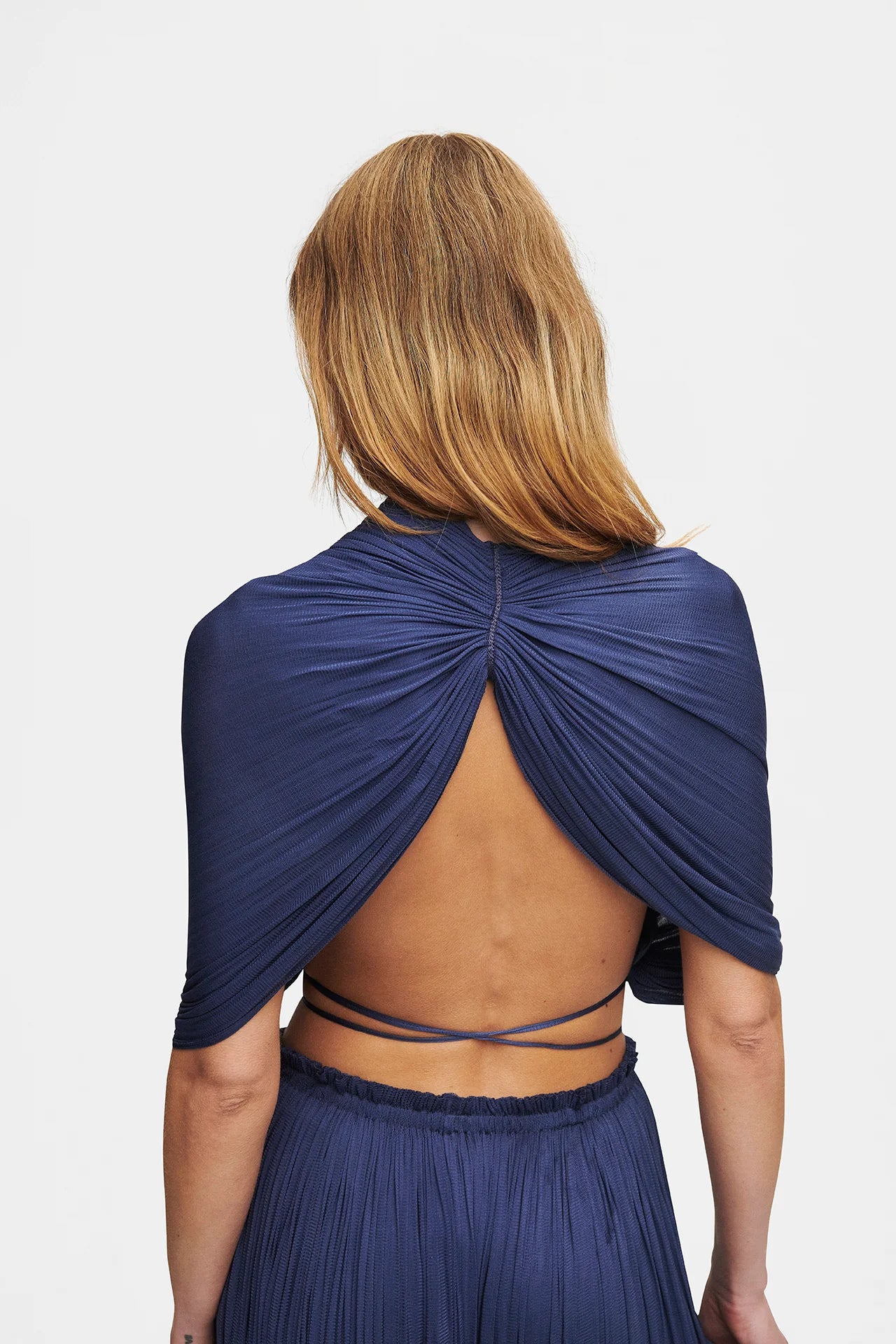 SILK TULLE TOP
