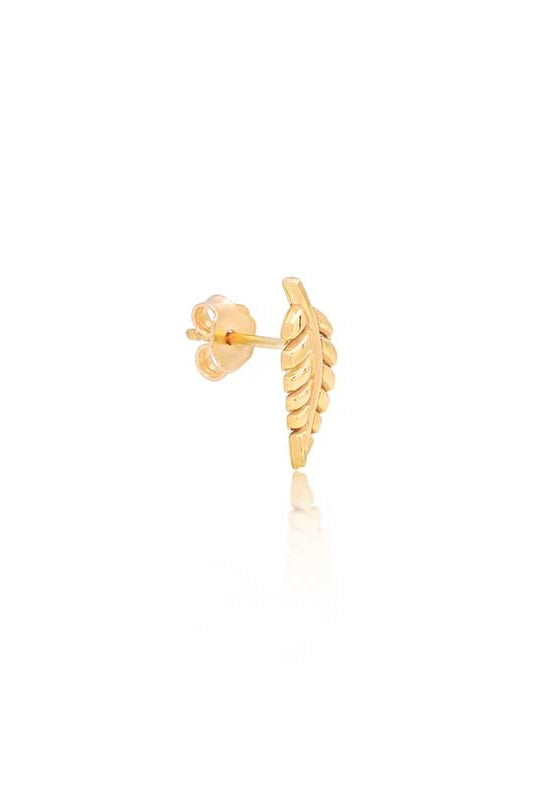 MINI LEAF STUDS