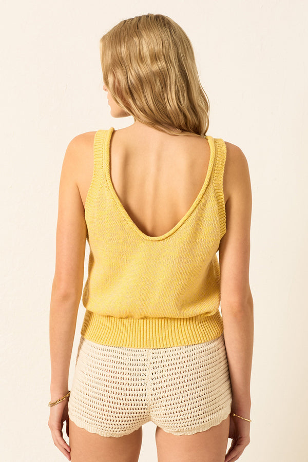 ANSEL SUNGLOW KNIT TOP