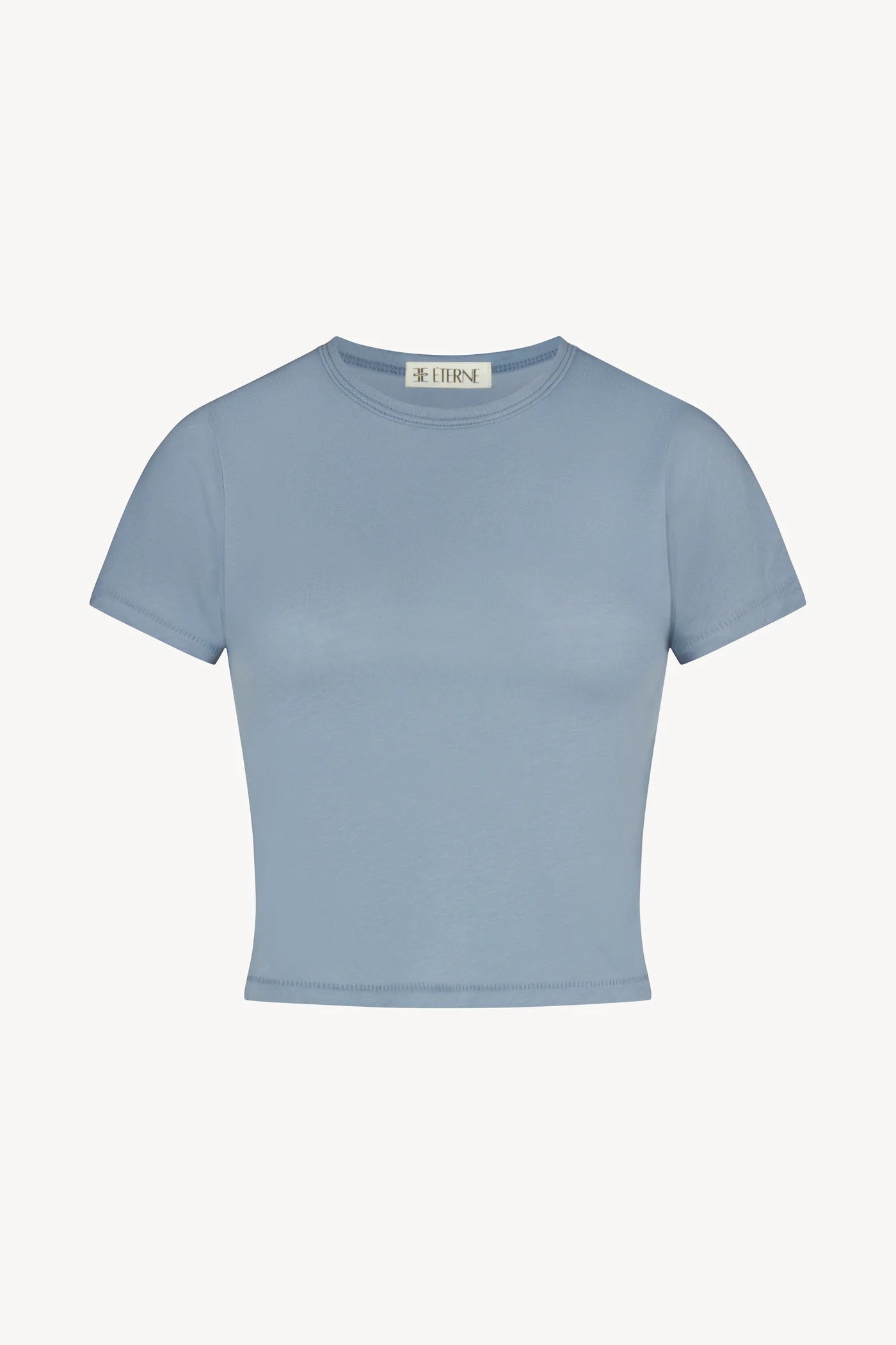 RIBBED JERSEY SHORT SLEEVE BABY TEE