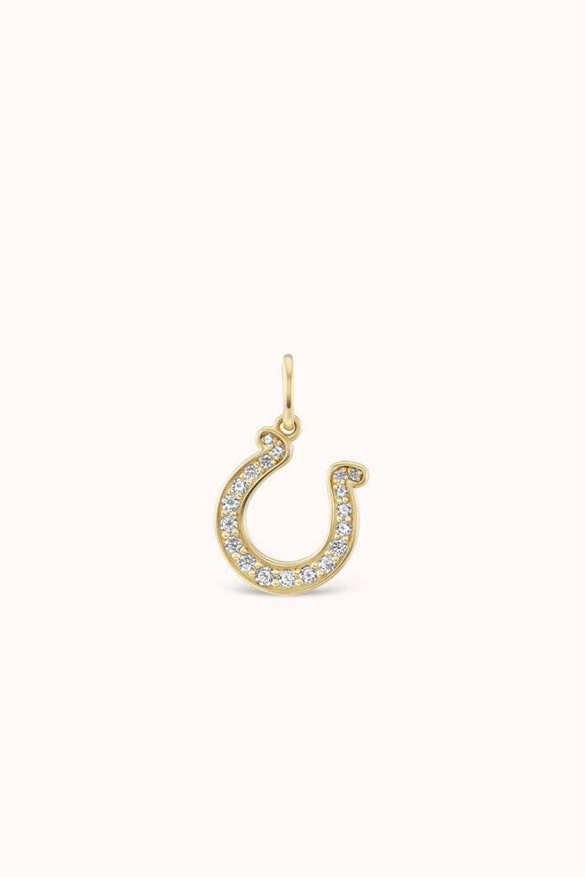 MINI PAVE HORSESHOE CHARM