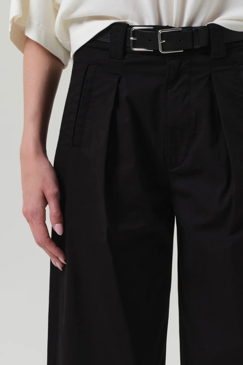 Cara Cropped Pleated Trouser
