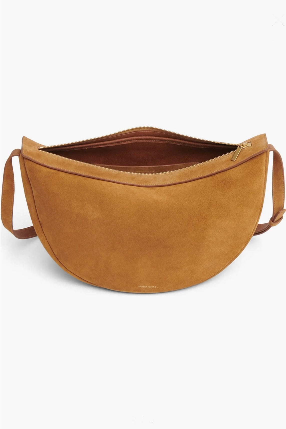 LARGE MOON SLING BAG IN CARAMEL