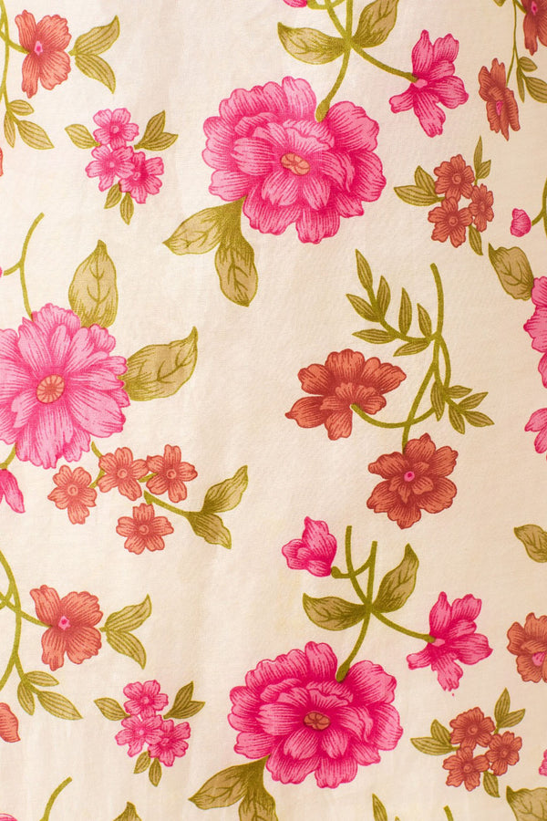 KAIA PINK CAMELLIA DRESS