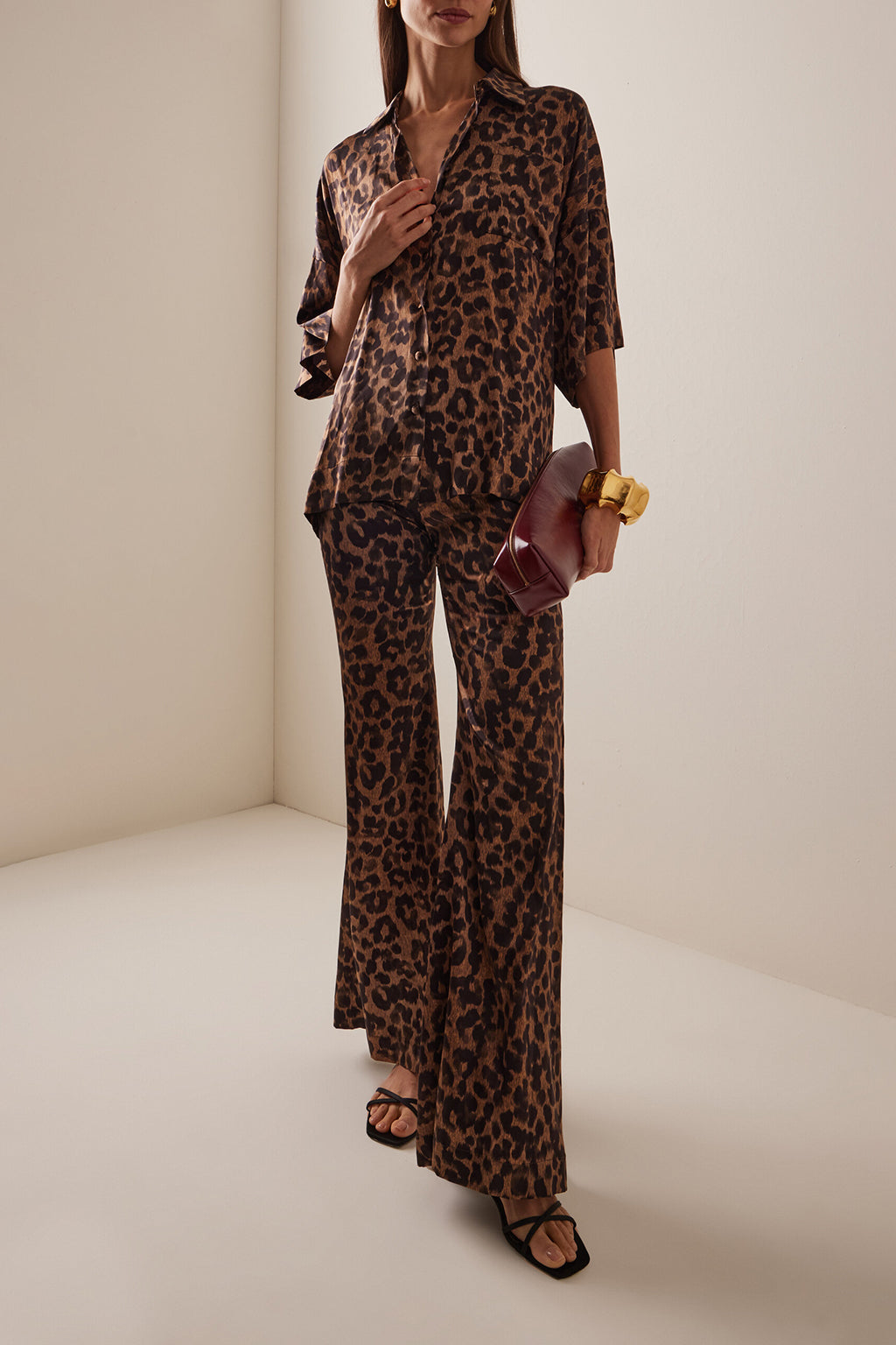 ZAOUA SILK CREPE TROUSERS