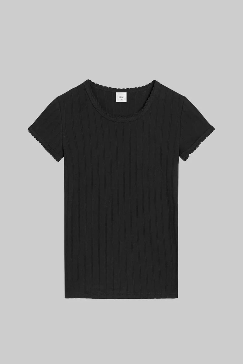 POINTELLE SLIM FIT TEE