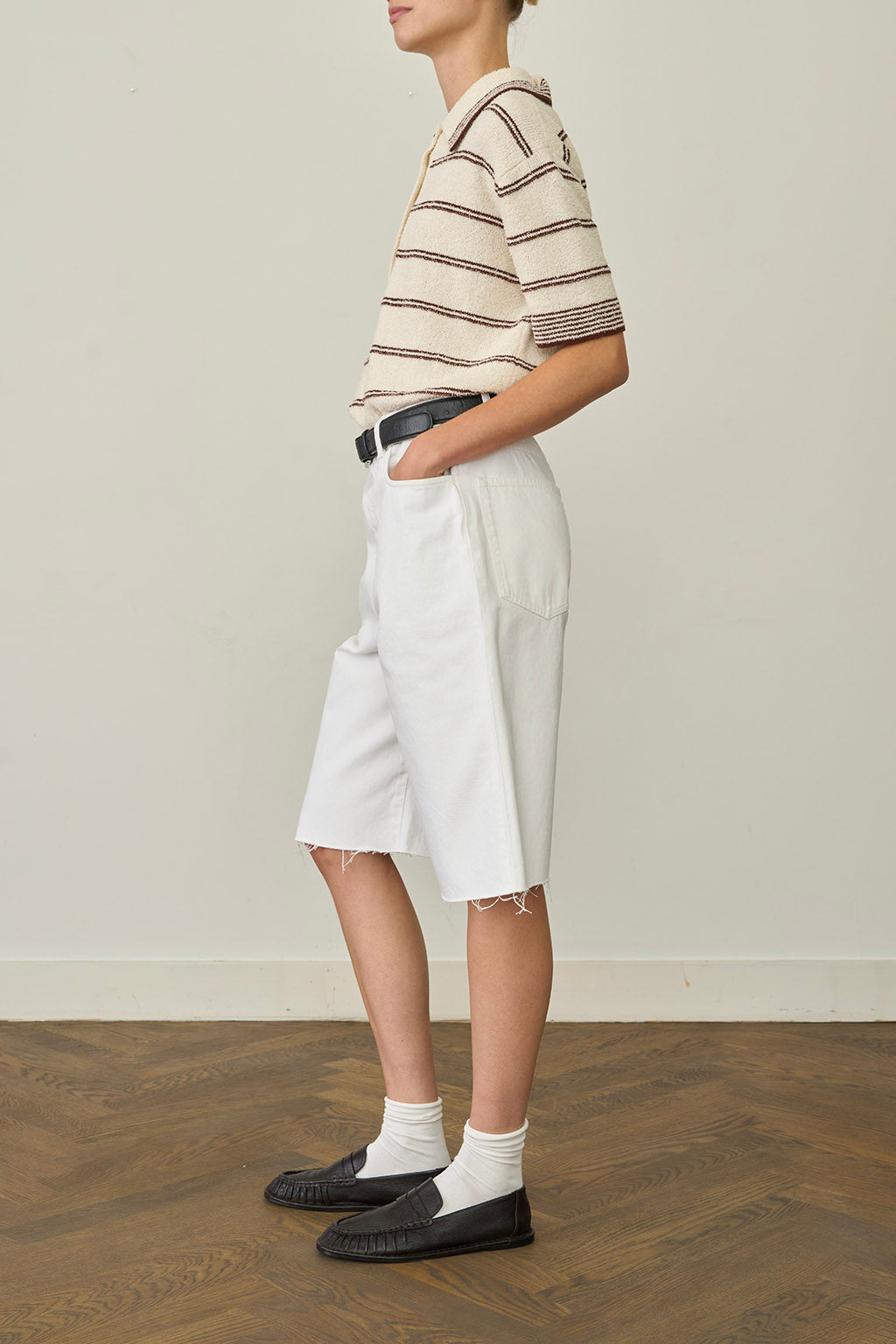 TOWELING STRIPED POLO