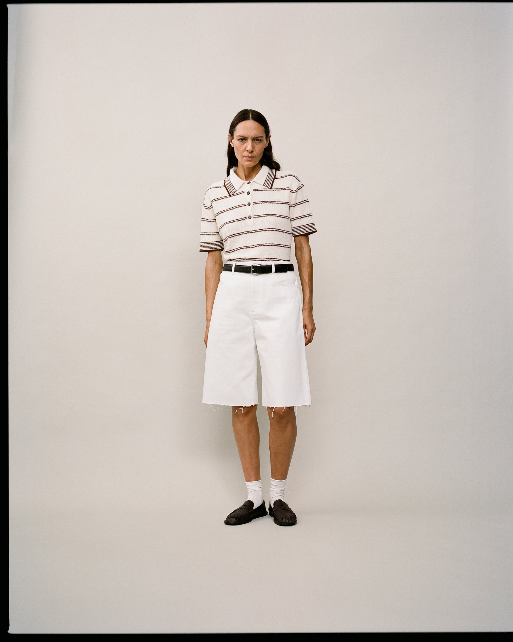TOWELING STRIPED POLO