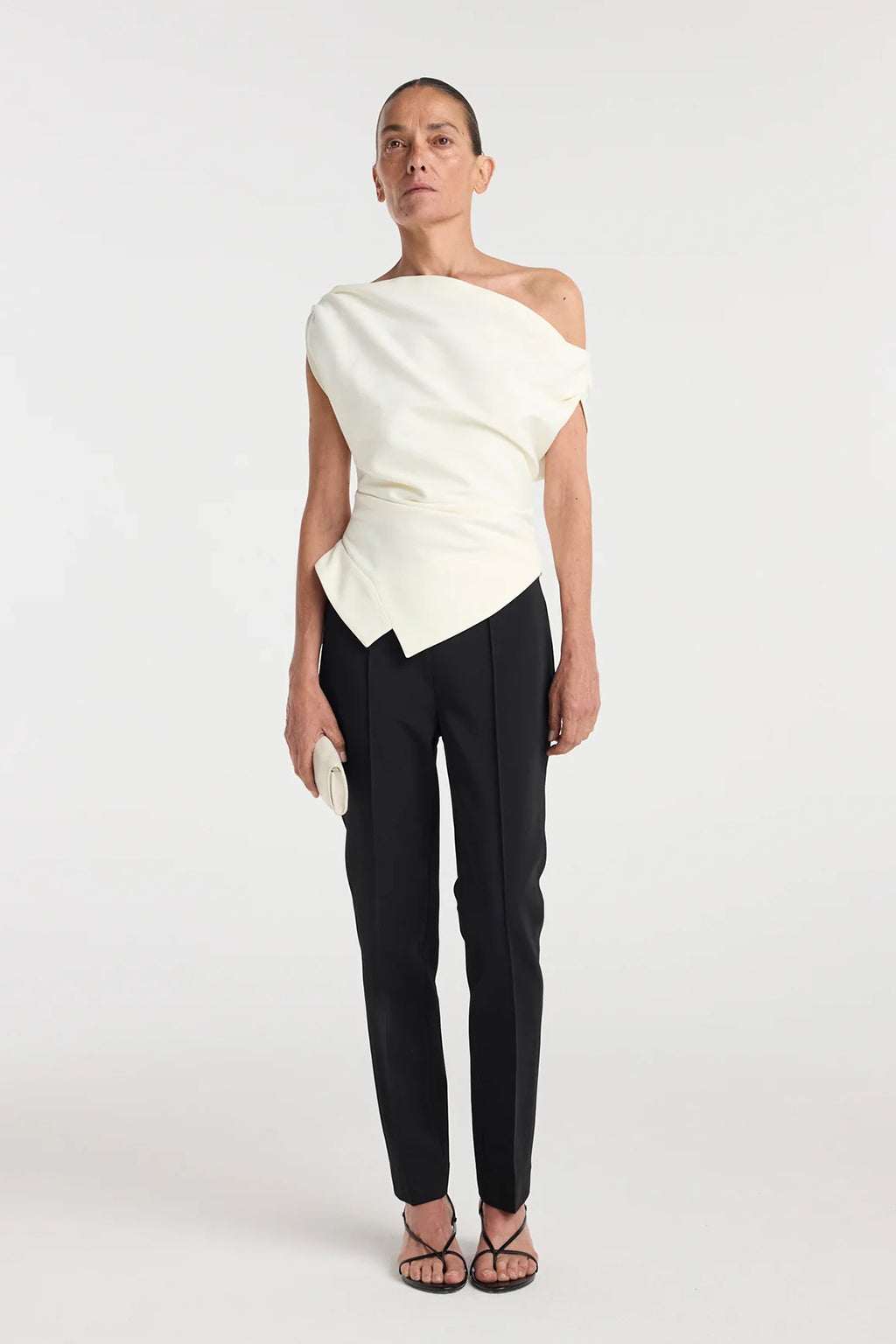 OFF THE SHOULDER LAPEL TOP *pre-order*