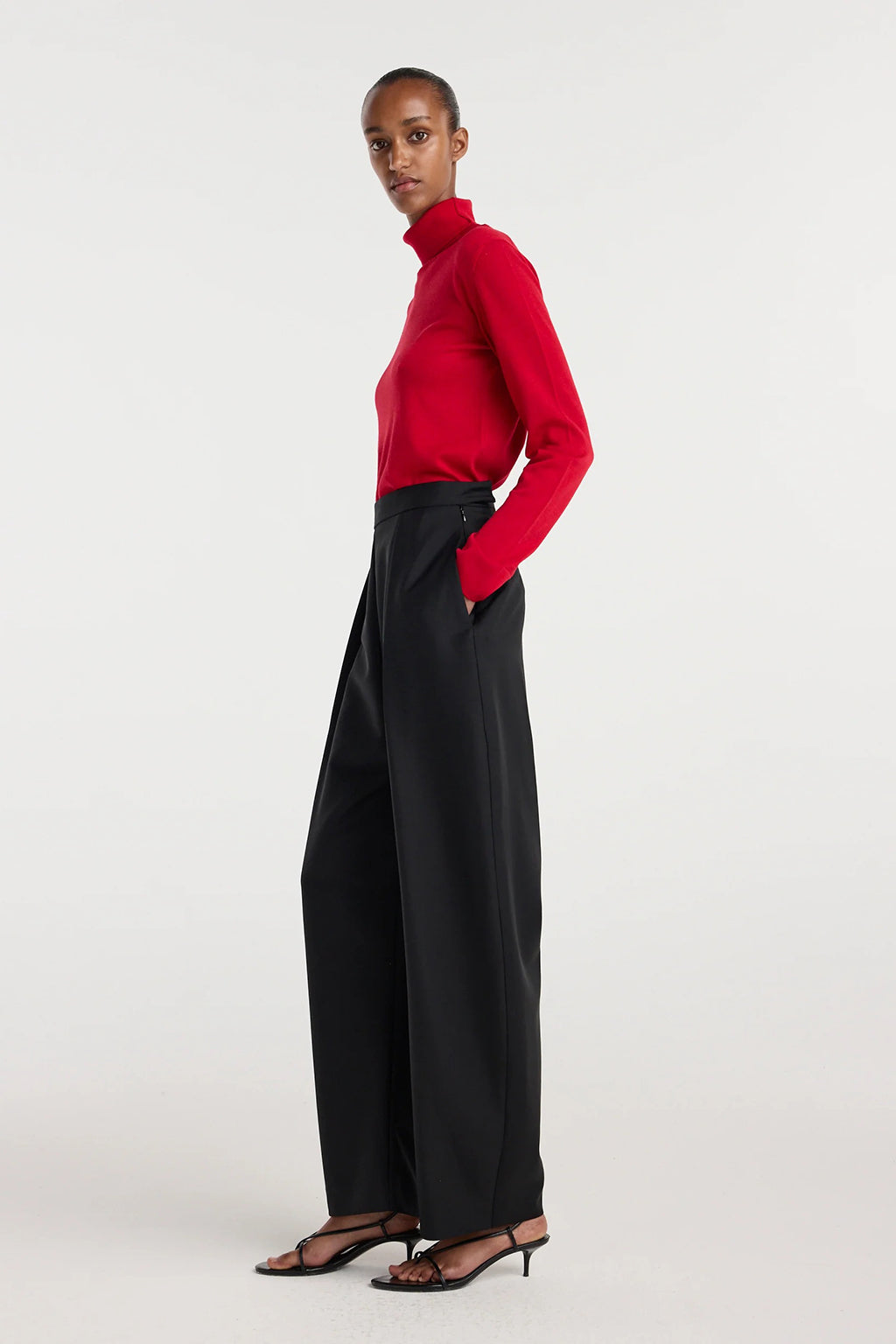 PUCK SCULPTURAL TAILORED TROUSERS