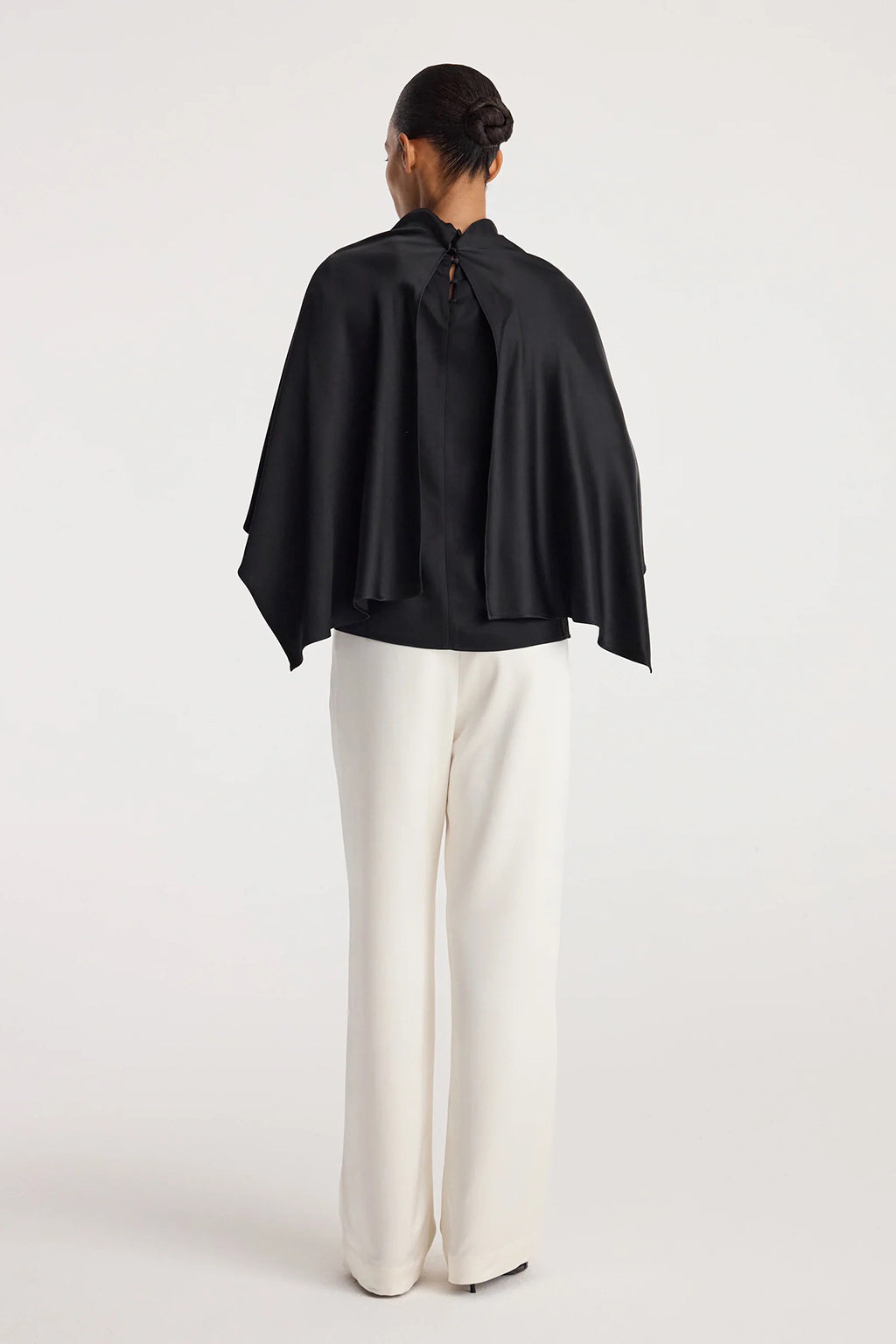 SATIN CAPE TOP