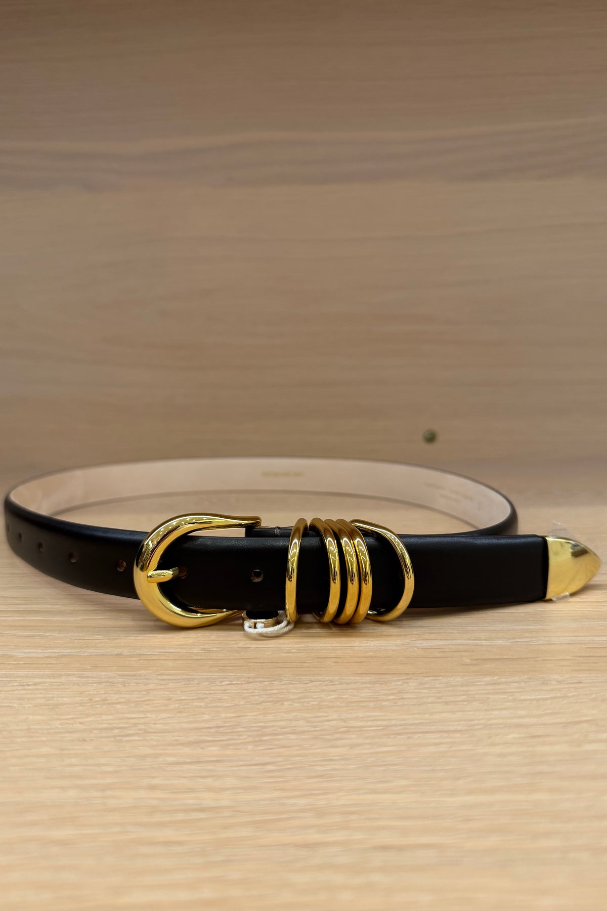 HOLLYHOCK DEEP BROWN & GOLD BELT