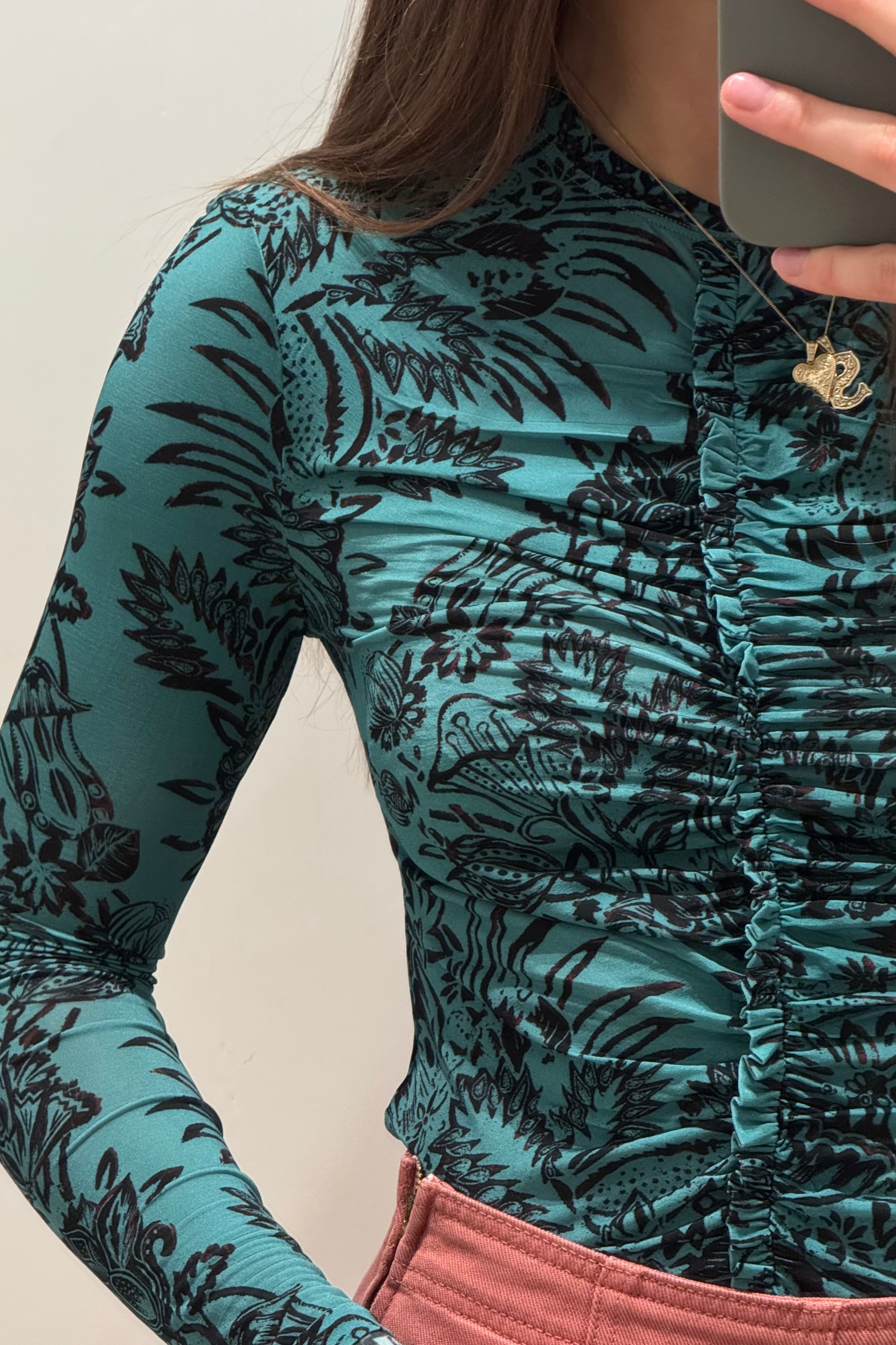 ASHA RUCHED TOP