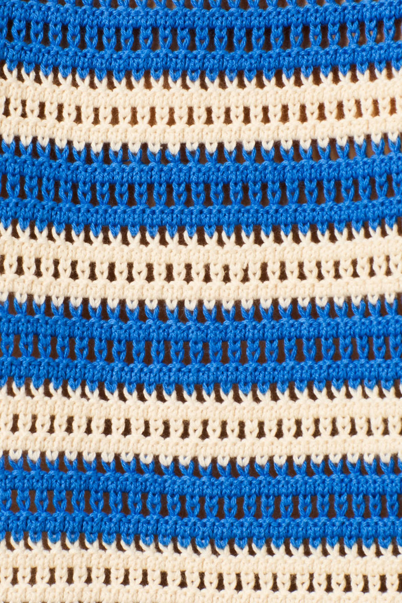LESSI NAUTICAL CROCHET TOP