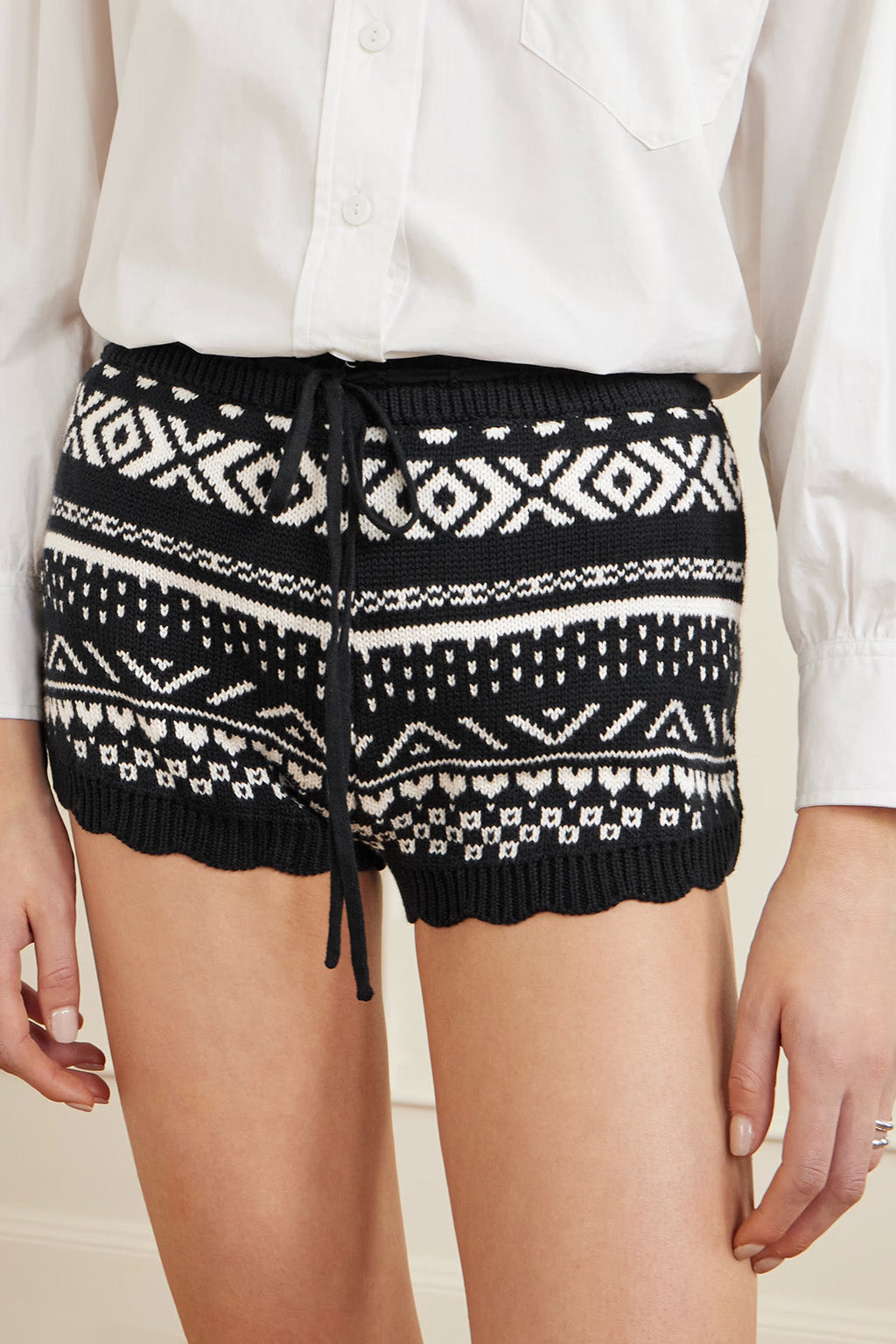 SHEA BLACK MARBLE SHORT