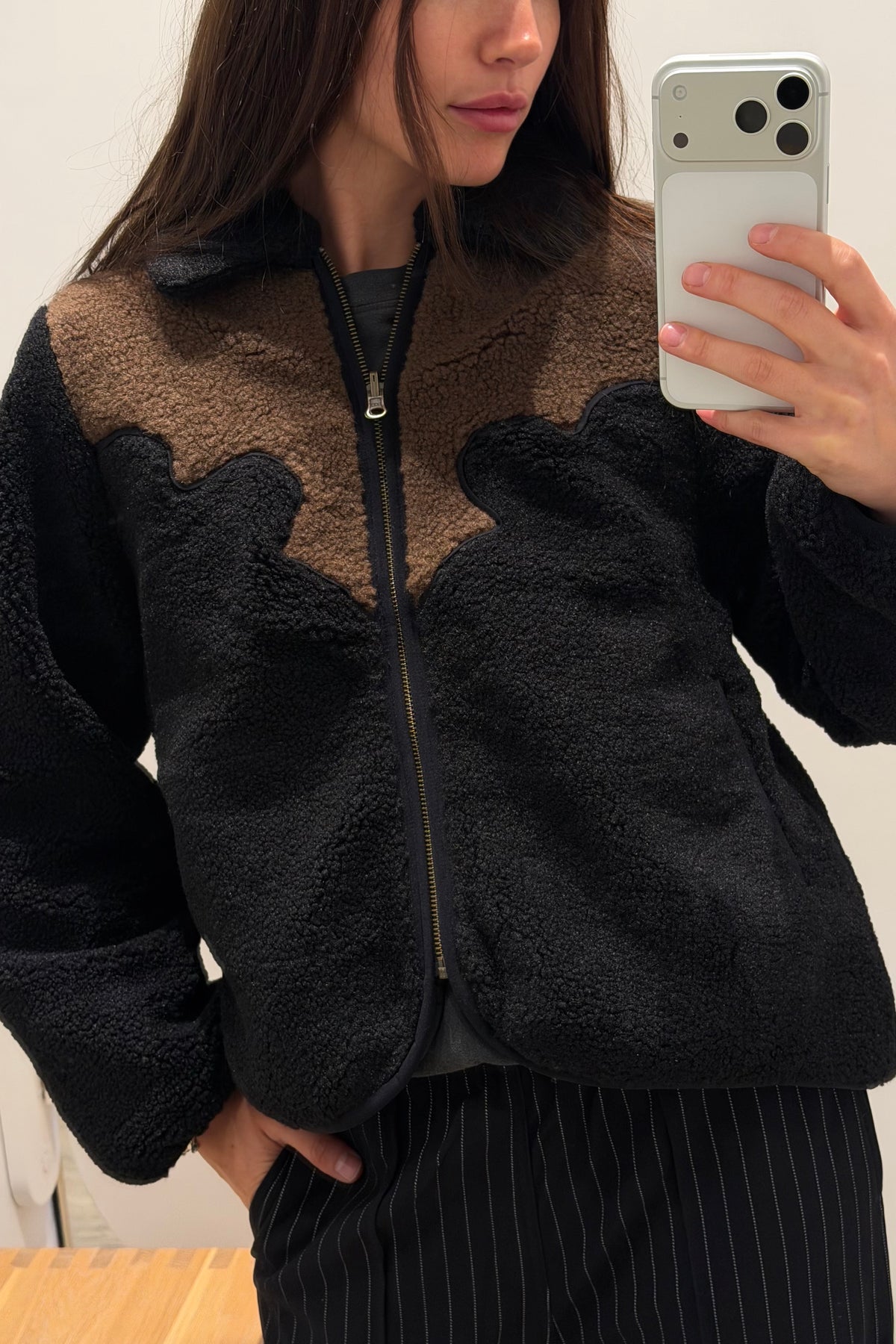 THE REVERSIBLE WESTERN YOKE FLEECE JACKET