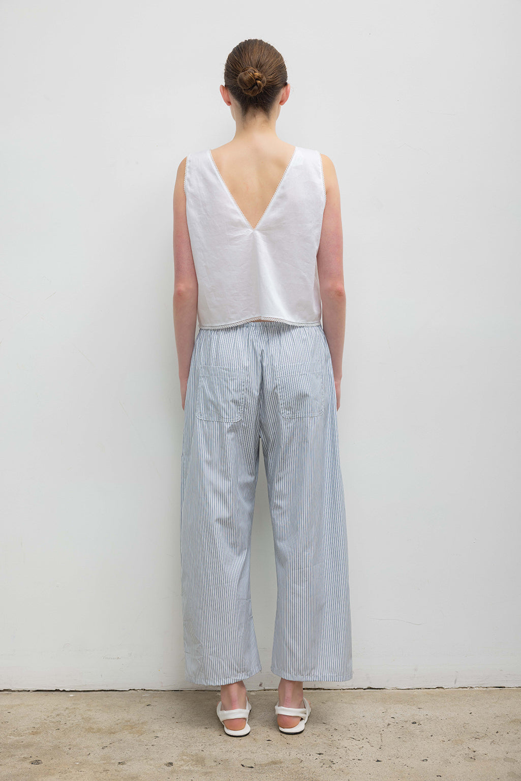 YOSHI STRIPE CROP DRAWSTRING PANT *pre-order*