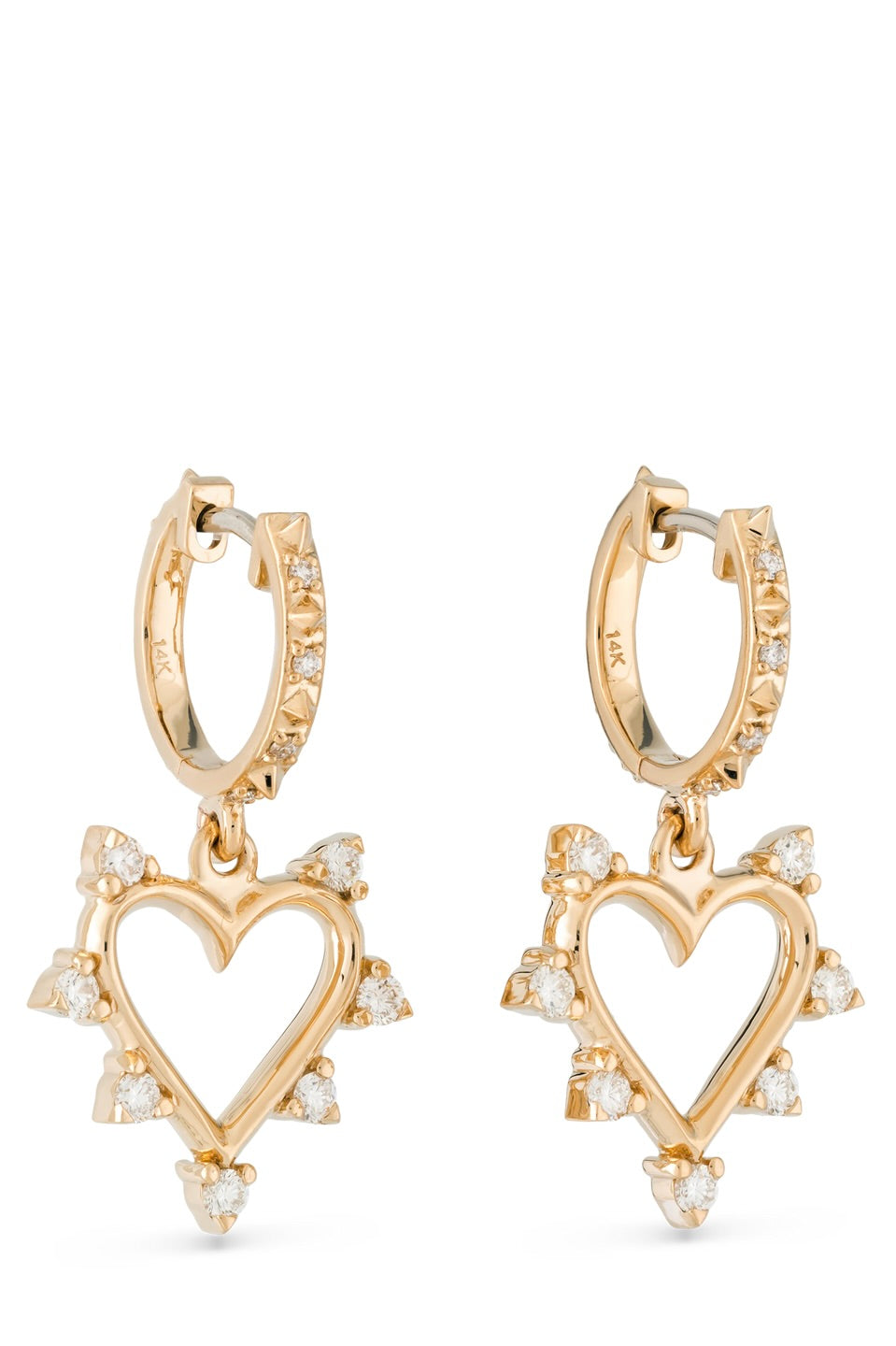 OPEN HEART EARRINGS