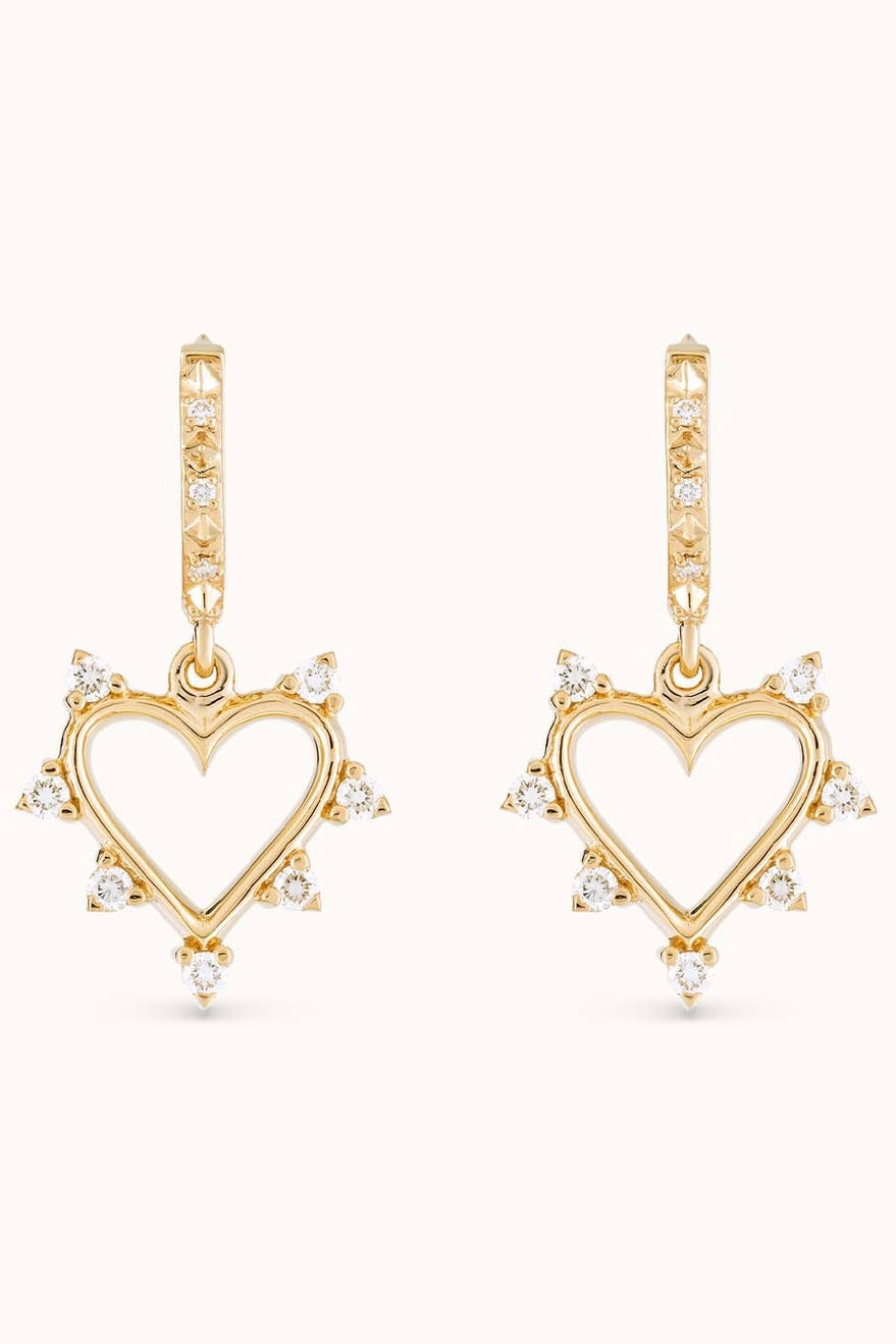 OPEN HEART EARRINGS