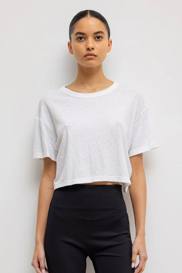 LAURA CROP BOXY TEE