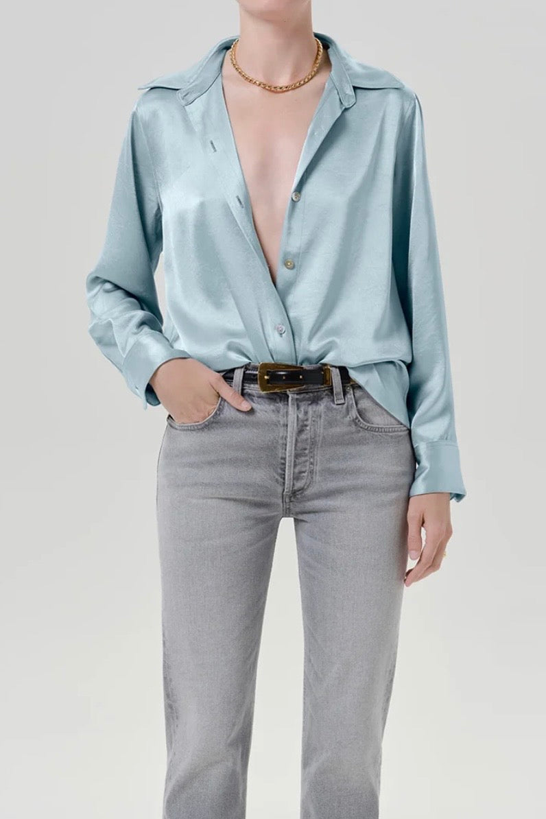 TULLAH JAPANESE HAMMERED SATIN SHIRT