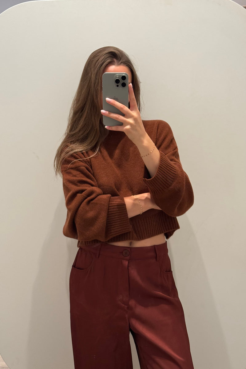 WELLS CROPPED LS PULLOVER