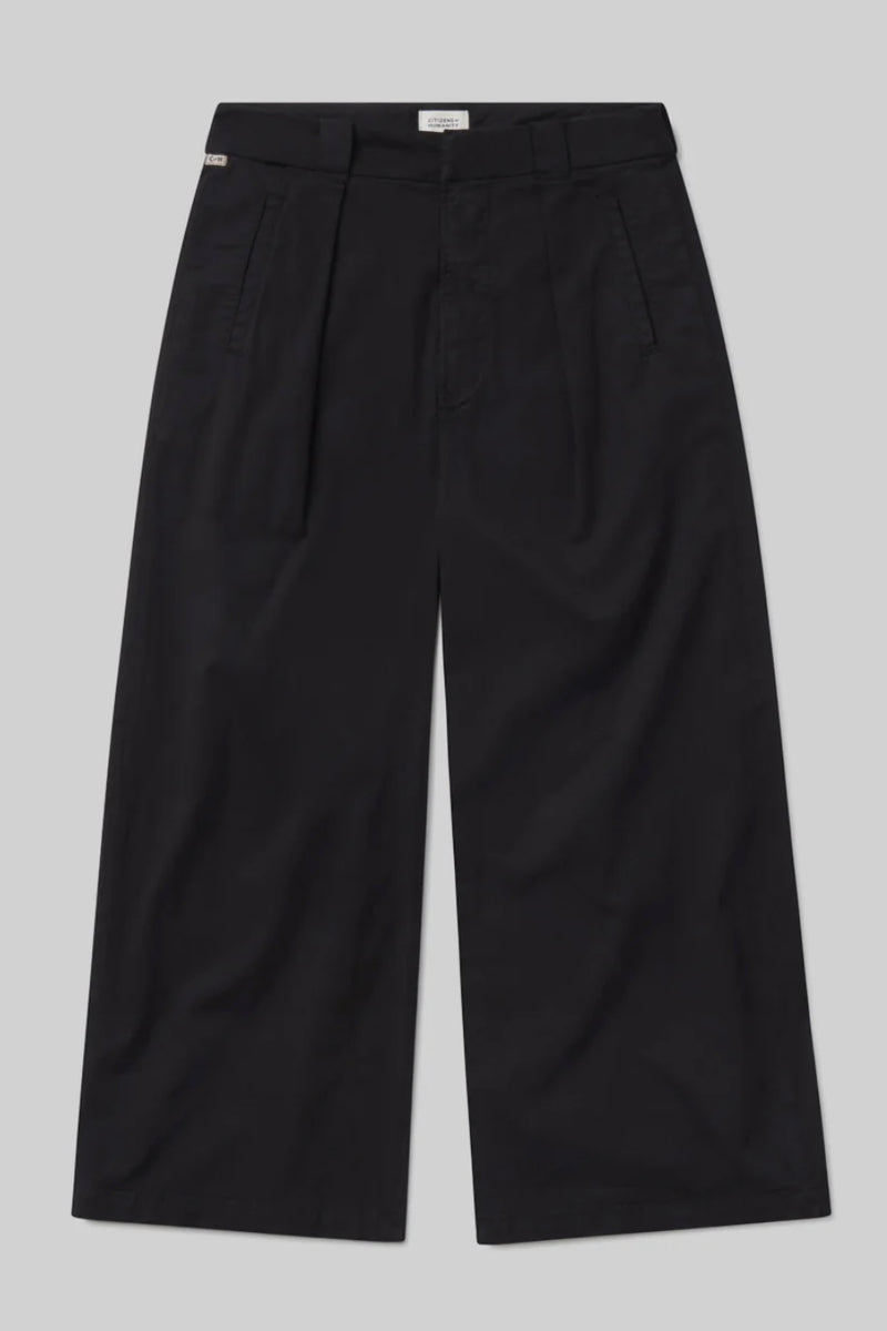 Cara Cropped Pleated Trouser