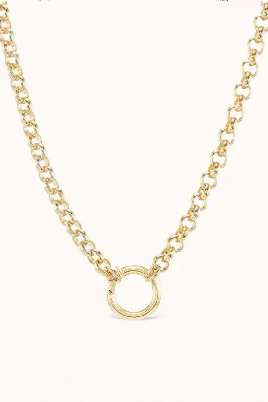 PLAIN CLASP 3.0 ROLO CHAIN 16"