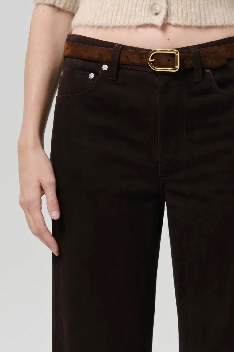 MIRO RELAXED SUEDE PANT