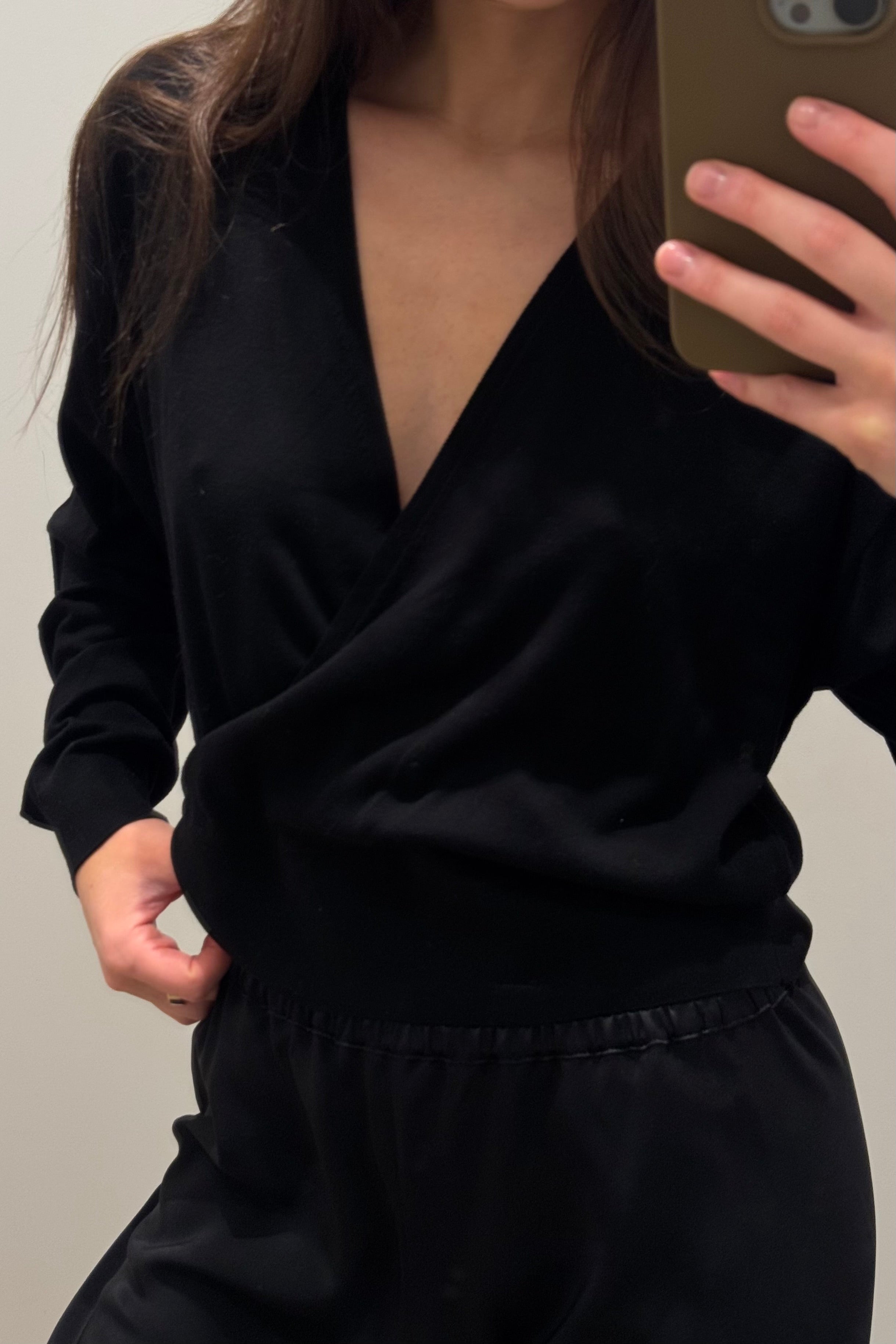 KODA B WRAP SWEATER
