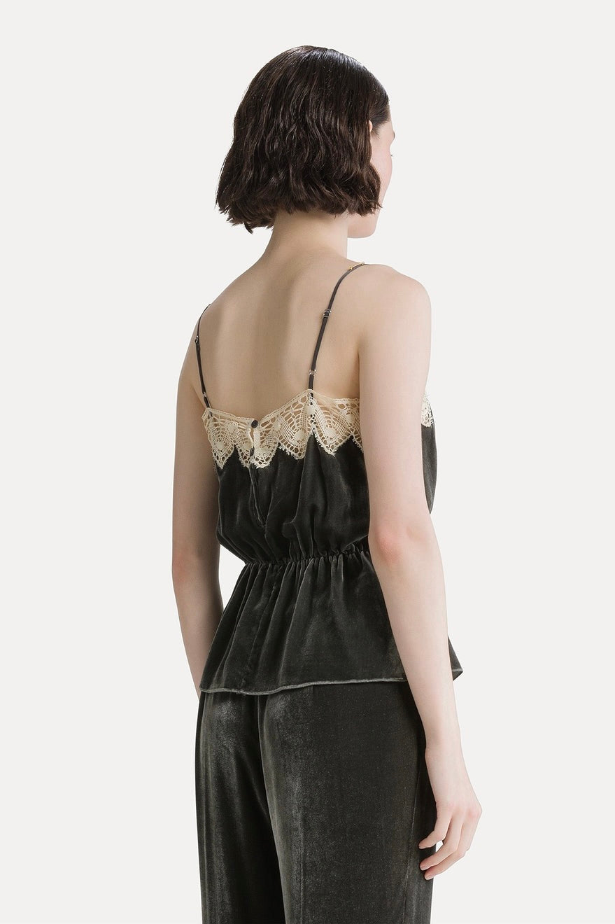 VELVET & LACE TOP