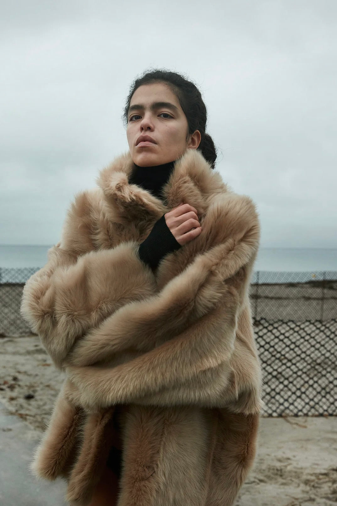 JENS REVERSIBLE SHEARLING COAT