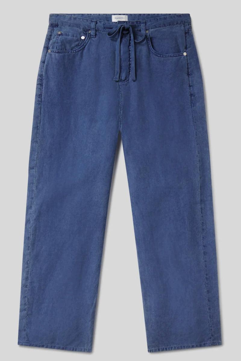 BRYNN DRAWSTRING LINEN TROUSER